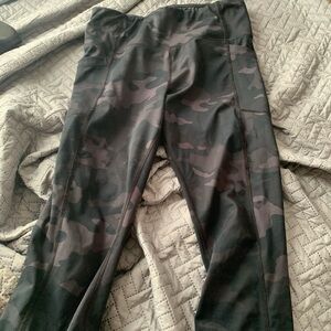 Lululemon Black Camo Leggings